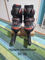 Nijdam verstelbare kinderschaatsen Maat 30-33 geslepen, Sport en Fitness, Schaatsen, Ophalen of Verzenden, Gebruikt, Combinoren