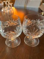 Cognac Glazen Kristal - Set van 2, Ophalen of Verzenden, Zo goed als nieuw, Overige typen
