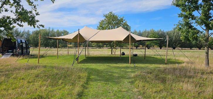 Stretchtenten 5 jaar garantie en snel leverbaar!, Tuin en Terras, Partytenten, Nieuw, Overige typen, 2 meter of meer, Minder dan 5 meter