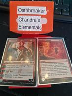 MTG EDH Oathbreaker: Chandra's Elementals + Chandra's Triump, Ophalen of Verzenden, Zo goed als nieuw, Speeldeck