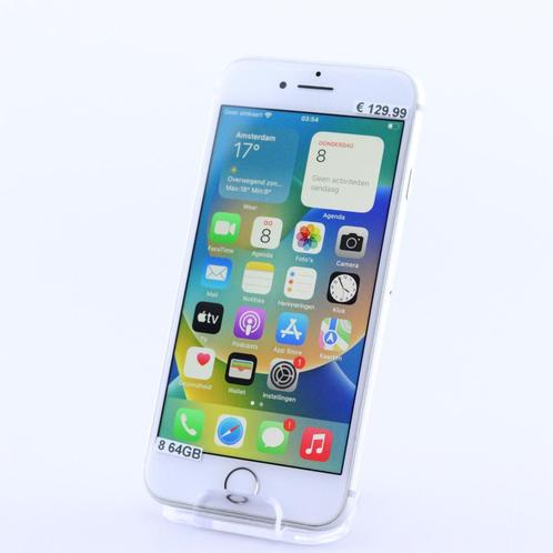iPhone 8 64GB Wit, Telecommunicatie, Mobiele telefoons | Apple iPhone, Zo goed als nieuw