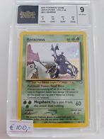 Heracross Neo Genesis Holo #6 - Grade 9, Ophalen of Verzenden, Zo goed als nieuw, Losse kaart, Foil