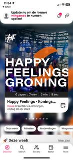 Happy feelings Groningen koningsdag, Tickets en Kaartjes, Evenementen en Festivals