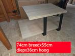 Mooie degelijke salontafel zgan, Huis en Inrichting, Tafels | Salontafels, Ophalen, Overige materialen, 50 tot 100 cm, 50 tot 100 cm