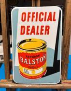 emaille reclamebord ralston, Ophalen of Verzenden, Gebruikt, Reclamebord