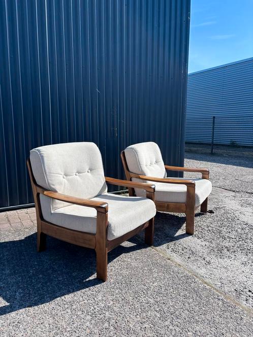 2 x easy chair vintage stoel fauteuil prijs per stuk, Huis en Inrichting, Stoelen, Gebruikt, Twee, Ophalen