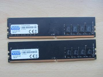 2x HP 4GB PC4-17000 DDR4-2133MHz non-ECC Unbuffered CL15  beschikbaar voor biedingen