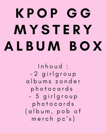 Kpop girlgroup mystery album boxen beschikbaar voor biedingen