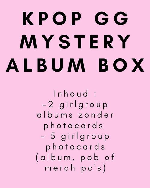 Kpop girlgroup mystery album boxen, Verzamelen, Muziek, Artiesten en Beroemdheden, Zo goed als nieuw, Cd of Plaat, Ophalen of Verzenden