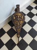 Blaasbalg messing / koper, antiek met cherubijnen, Antiek en Kunst, Antiek | Koper en Brons, Ophalen of Verzenden, Koper