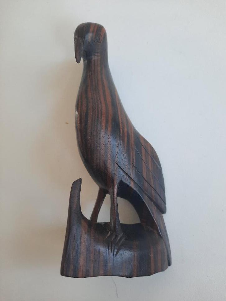 Houten duif vogel ornament - houtsnijwerk, Antiek en Kunst, Kunst | Beelden en Houtsnijwerken, Ophalen of Verzenden