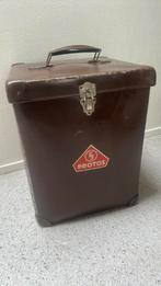 Retro/  vintage bruine koffer, Ophalen, Zo goed als nieuw, Overige instrumenten
