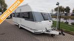 Hobby Excellent 495 UL Bj. '16/17 Enkele bedden / Mover, Caravans en Kamperen, Rondzit, Hobby, Bedrijf, Schokbreker