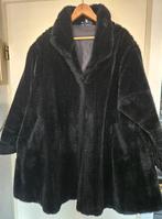54 56 heerlijke jas A-lijn fake fur zwart oto75cm  zoom100cm, Kleding | Dames, Grote Maten, Verzenden, Zwart, Bleu Bonheur, Jas of Mantel