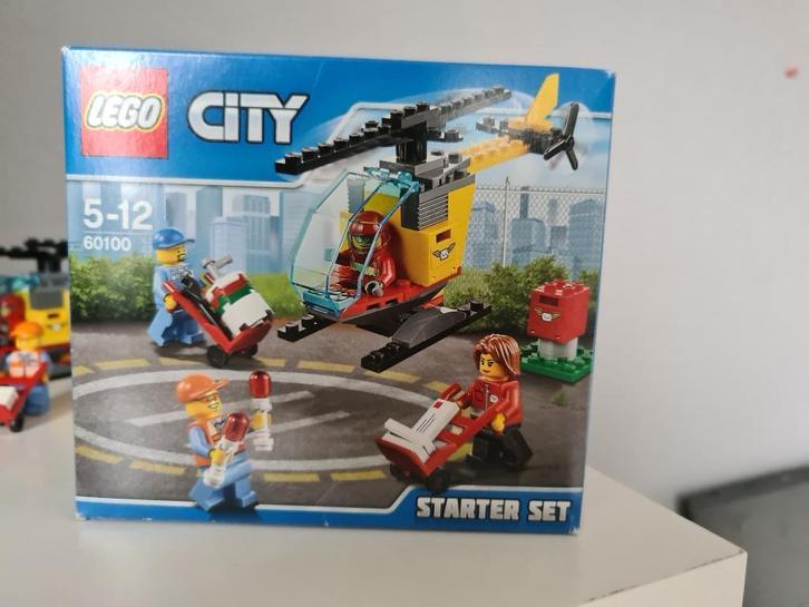Lego City Vliegveld starterset 60100, Kinderen en Baby's, Speelgoed | Duplo en Lego, Zo goed als nieuw, Lego, Complete set, Ophalen of Verzenden