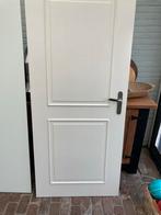 Twee opdekdeuren / binnendeuren.Links- en Rechtsdraaiend, Doe-het-zelf en Verbouw, Deuren en Horren, Ophalen, Gebruikt, 80 tot 100 cm