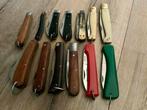 Partij zakmes been hout Herder Solingen vintage hepie knepie, Caravans en Kamperen, Kampeergereedschap, Ophalen of Verzenden, Gebruikt