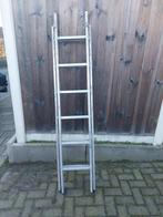 Uitschuif Ladder 2x6 treden, Doe-het-zelf en Verbouw, Ophalen, Minder dan 2 meter