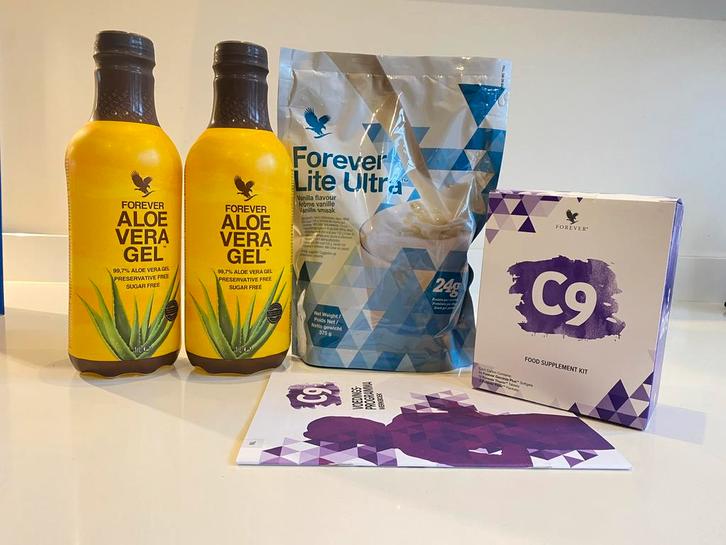 C9 detox Forever aloe vera & vanille of chocolade schake, Sport en Fitness, Gezondheidsproducten en Wellness, Nieuw, Poeder of Drank