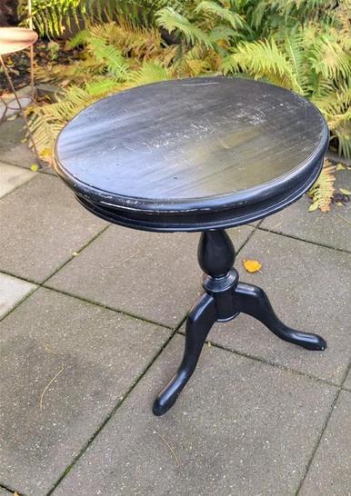 Rond Wijntafeltje / Bijzettafeltje nog 1over, Huis en Inrichting, Tafels | Bijzettafels, Gebruikt, Rond, 60 cm of meer, Minder dan 55 cm