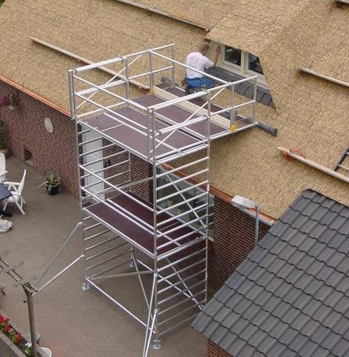 Rolsteigers met  aanhanger  schoorsteen steiger /dakkapel /l, Zakelijke goederen, Machines en Bouw | Liften, Steigers en Ladders