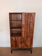 Henders & Hazel Mango Houten Kast, 150 tot 200 cm, 25 tot 50 cm, Overige houtsoorten, Met deur(en)