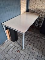 Eenvoudige tafel, Tuin en Terras, Tuintafels, Ophalen, Gebruikt, Rechthoekig, Metaal