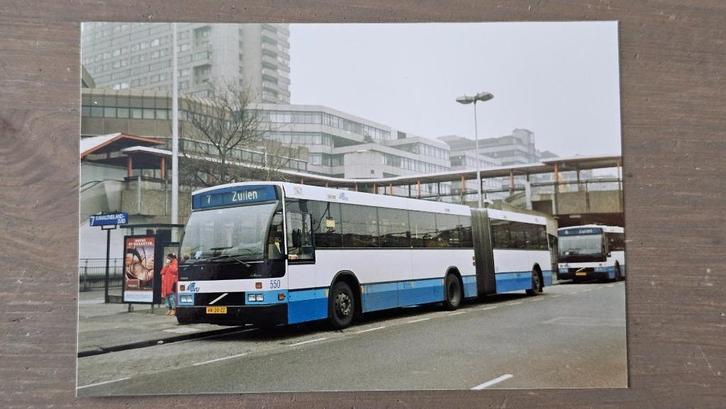 Foto BUS GVU Utrecht 550 1994, Verzamelen, Spoorwegen en Tramwegen, Gebruikt, Tram, Overige typen, Verzenden