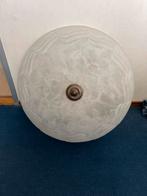 Plafondlamp, Ophalen of Verzenden, Zo goed als nieuw, Glas, Rond
