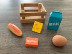 Houten kratje met boodschappen, Ophalen of Verzenden, Gebruikt, Overige typen
