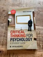 Critical thinking for psychology, Ophalen of Verzenden, Zo goed als nieuw