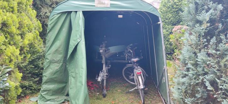 Dancover PVC opslagtent PRO 2.4x6x2.34 m, Tuin en Terras, Bergingen en Tuinkasten, Gebruikt, Overige typen, Kunststof, Ophalen