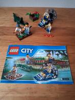 Lego city moeraspolitie 60066 complete set met 4 minifiguren, Ophalen of Verzenden, Zo goed als nieuw