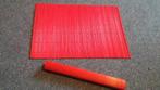 2 bamboe placemats, Ophalen of Verzenden, Nieuw, Rood, Placemat