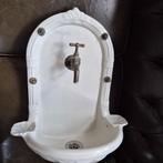 Antiek Engels fonteintje, hoge rug, mooie zeepbakjes, Antiek en Kunst, Ophalen