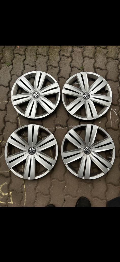 Wieldoppen originele VW 16 inch zilver, Auto diversen, Wieldoppen, Zo goed als nieuw, Ophalen of Verzenden