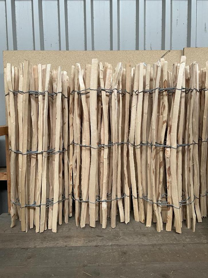 Hazelaar hekwerk H90 x L500 cm op rol, Tuin en Terras, Tuinhekken en Hekwerk, Nieuw, Tuinhek, Hout, Ophalen