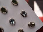 925 zilveren oorbellen / oorknopjes blauwe topaas - Vanoli, Nieuw, Knopjes of Stekers, Blauw, Met edelsteen