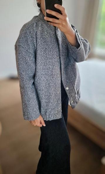 Oversized jas met bomber effect Guts & Gusto S/M grijs beschikbaar voor biedingen