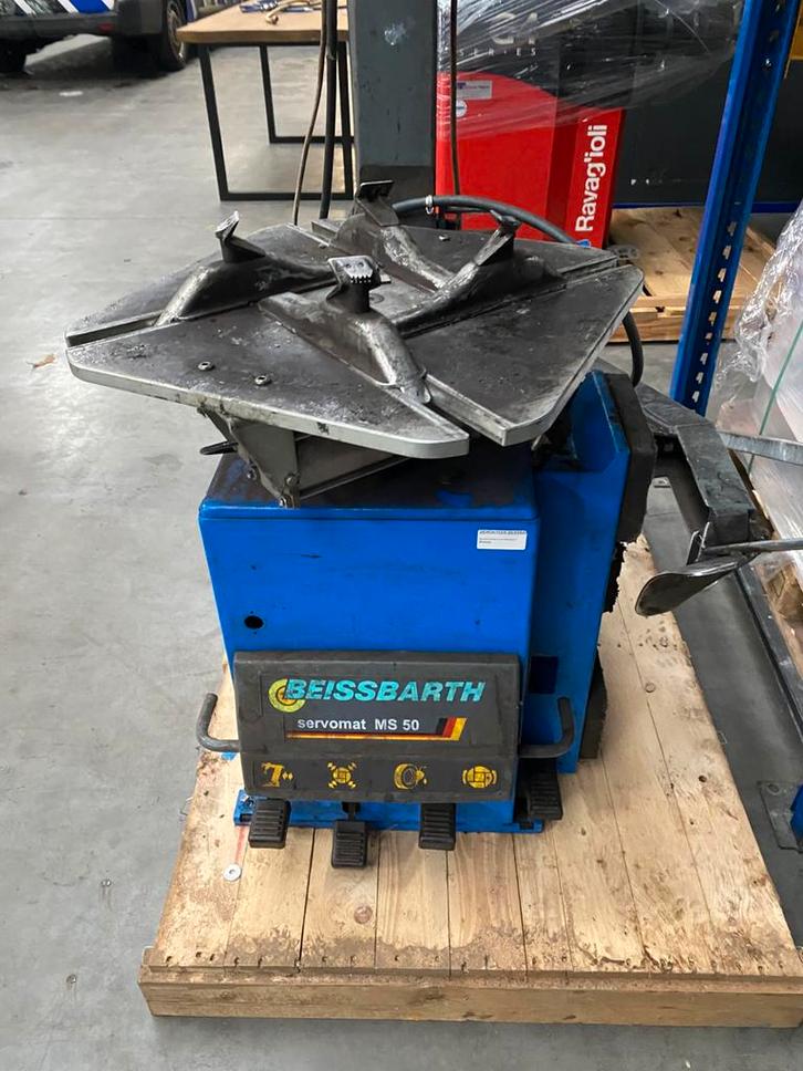 Beissbarth banden demonteer machine apparaat 380V, Auto diversen, Autogereedschap, Gebruikt, Ophalen of Verzenden