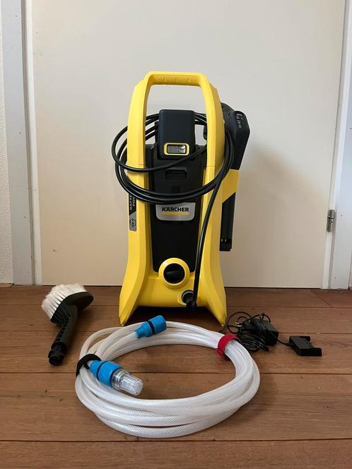 Kärcher K2 Battery Set – Accu Hogedrukreiniger, Tuin en Terras, Hogedrukreinigers, Zo goed als nieuw, Accu, Met autostop en -start