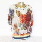 Prachtige Bloemen Truitje 531 (L) - 531 € 20,-, Kleding | Dames, Truien en Vesten, Overige kleuren, Maat 42/44 (L), Ophalen of Verzenden