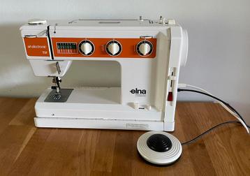 Vintage Elna Air Electric naaimachine beschikbaar voor biedingen