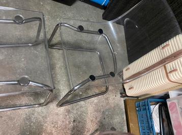 Transparante Stoelen - Set van 4 beschikbaar voor biedingen