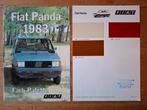 2 x Fiat Panda kleurenstalen 1981 & 1983, Ophalen of Verzenden, Gelezen, Overige merken