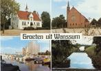 Wanssum Groeten uit vierluik, Verzamelen, Ophalen of Verzenden, 1960 tot 1980, Ongelopen, Limburg