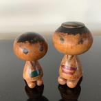 Vintage knielende (seiza)  Kokeshi-poppetjes – ca. 6 cm -5cm, Ophalen of Verzenden, Huis en Inrichting