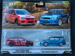 Hot Wheels Mitsubishi Lancer & Subaru Forester Set, Ophalen of Verzenden, Nieuw, Auto