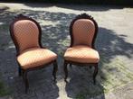 Set van 2 antieke Koning Willem III-stoelen, Antiek en Kunst, Antiek | Meubels | Stoelen en Banken, Ophalen