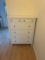 Ikea - HEMNES Ladekast 6 lades, wit gebeitst, Huis en Inrichting, Kasten | Ladekasten, Ophalen, Gebruikt, 100 tot 150 cm, 5 laden of meer